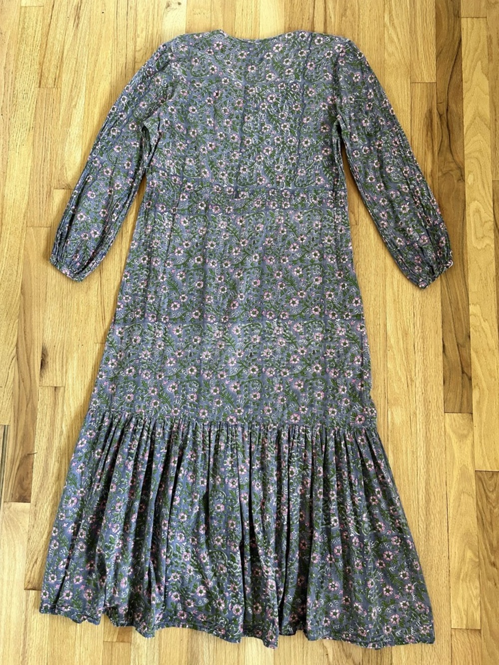 EMERSON FRY india collection midnight wallflower organic frances dress size M - Picture 16 of 16